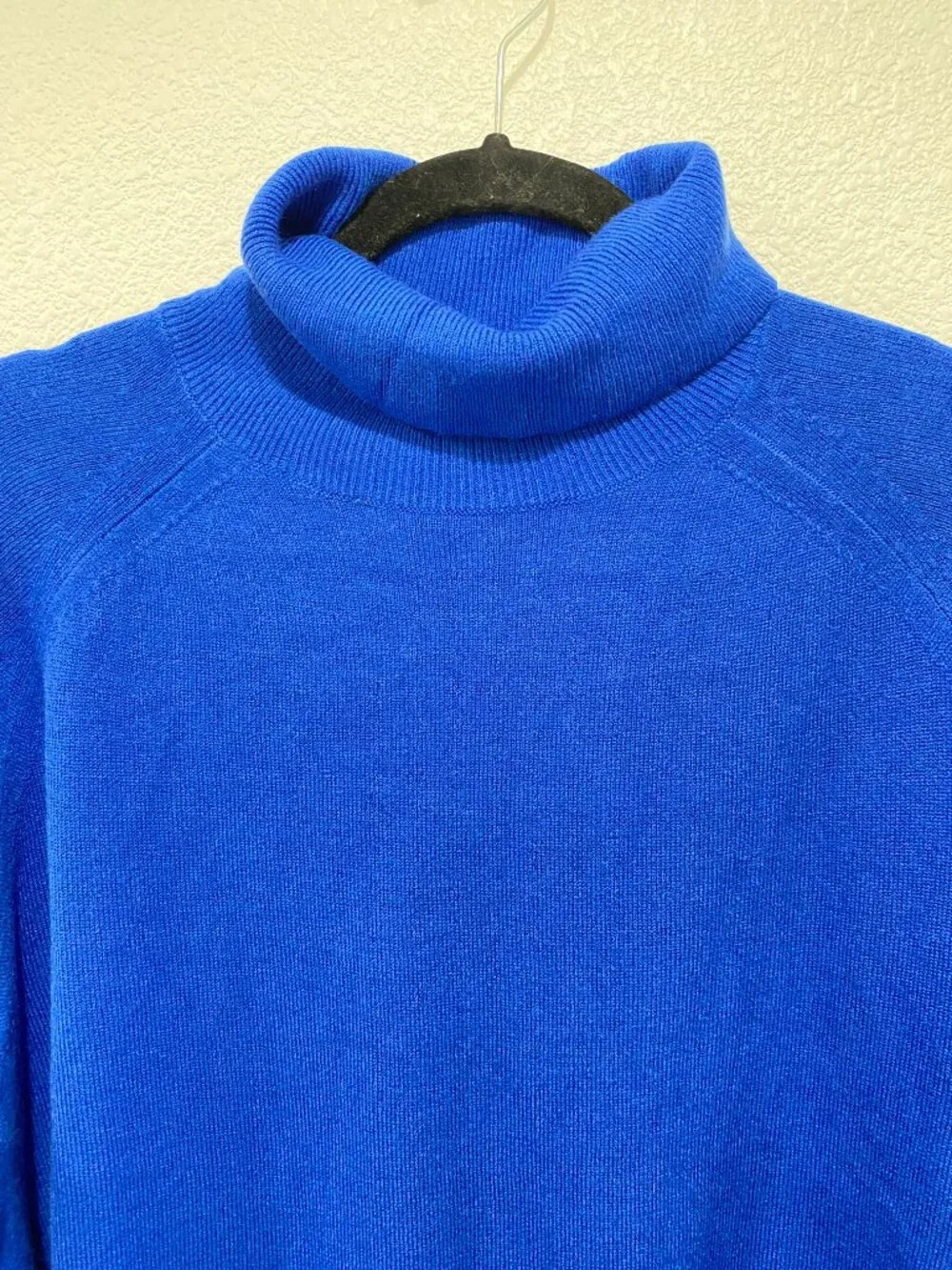 Karen Scott Lux Turtleneck Luxsoft Deep Pacific Royal Blue 1X